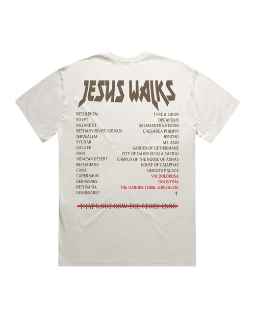 Jesus Walks  Cream | Womens T-Shirt