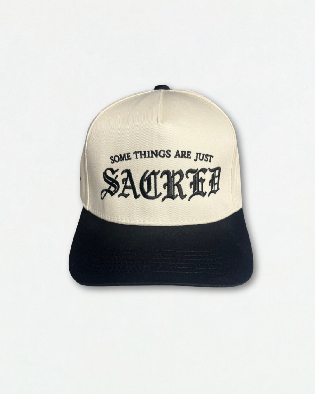 Year 4 Sacred Cap: Black & Cream