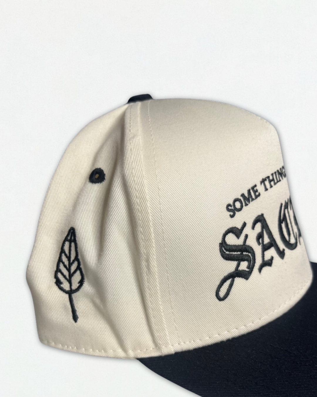 Year 4 Sacred Cap: Black & Cream
