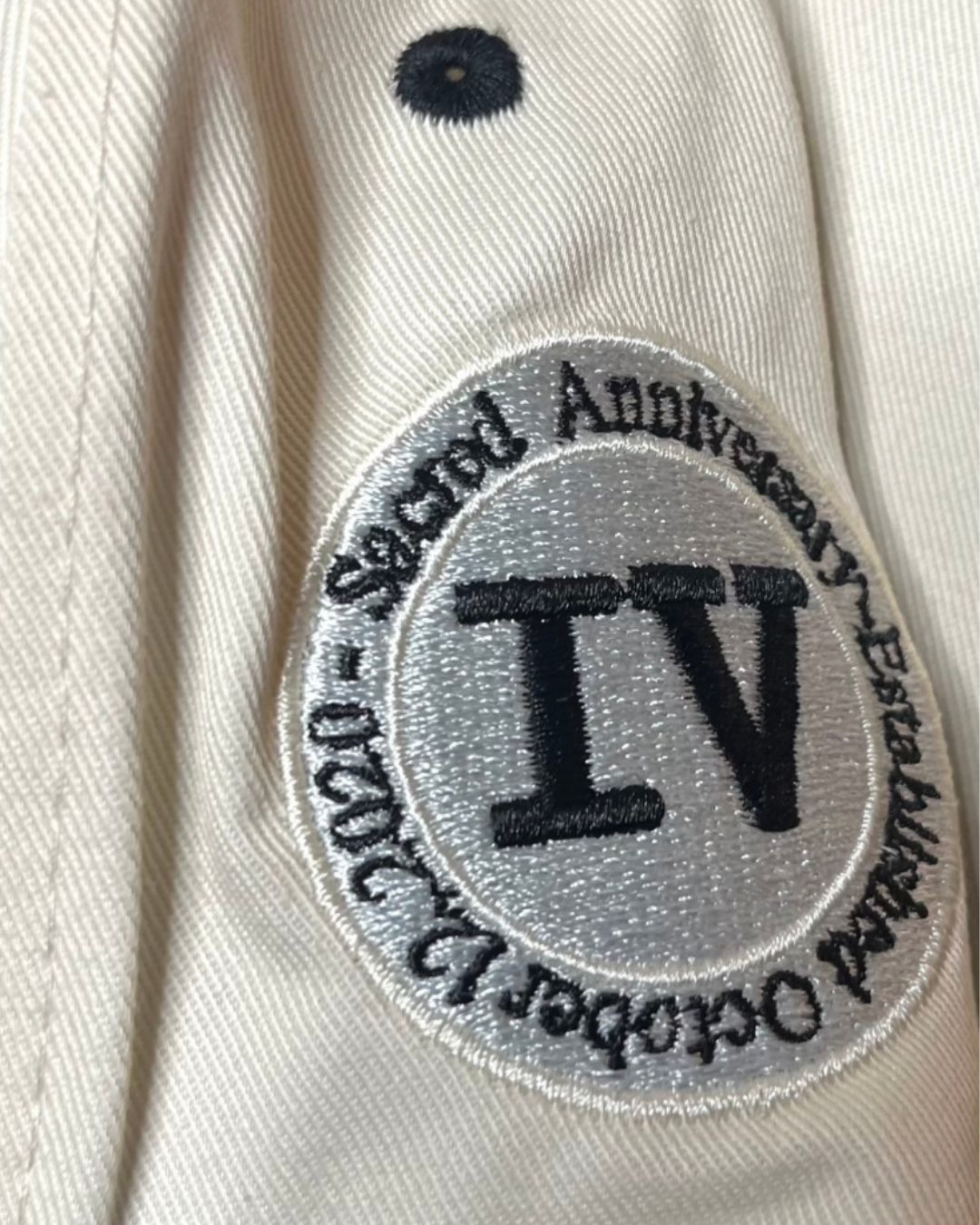 Year 4 Sacred Cap: Black & Cream