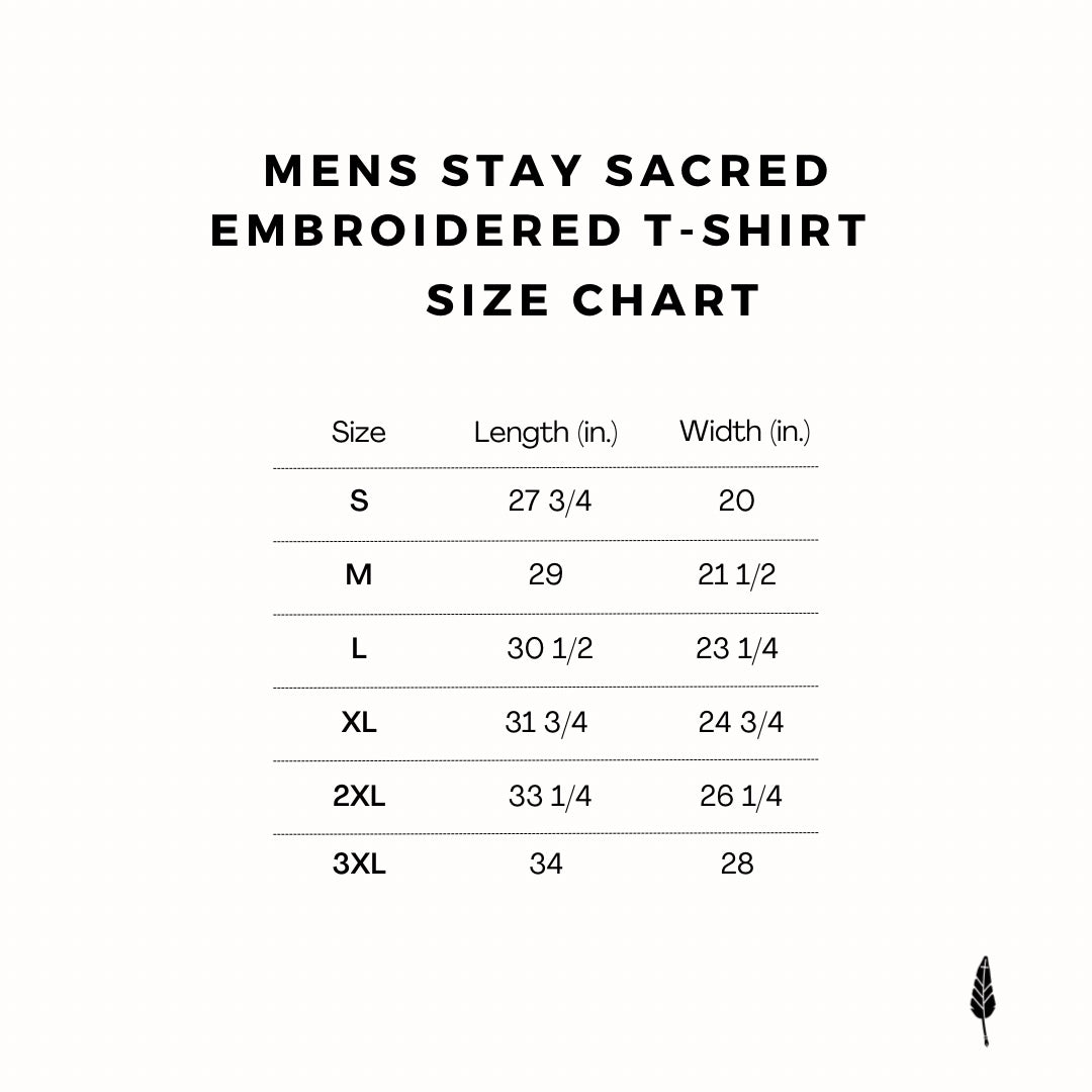 Mens Stay Sacred Embroidered Oversized T-Shirt - Faded Grey